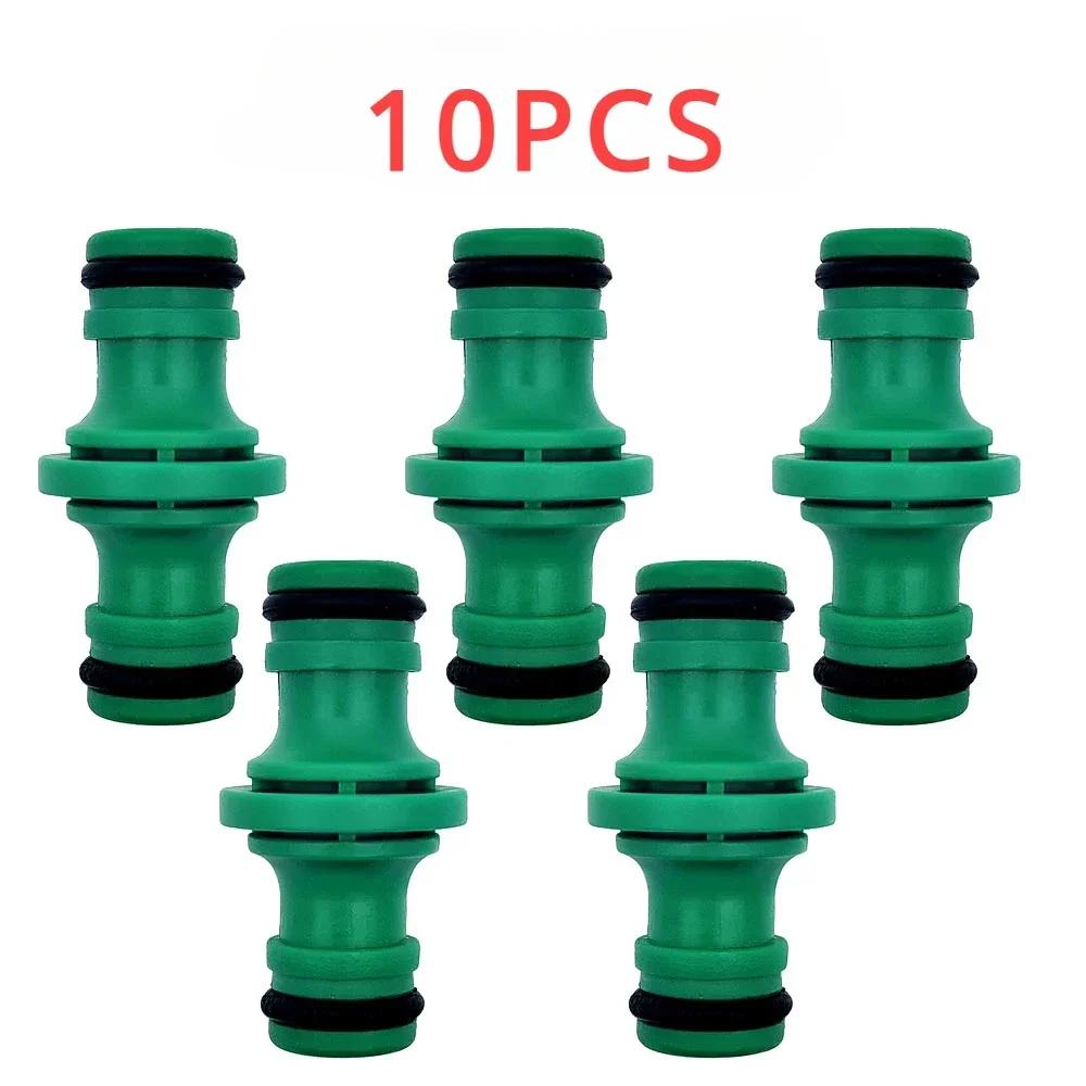 5PCS Joiner Repair Connector Coupling 1/2'' Garden Hose Tubing Fitting Pipe Quick Drip Irrigation Watering System for Greenhouse
