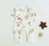 Baby Romper With Pure Cotton Long Sleeve Design For Newborns And Toddlers