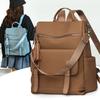Vintage Large Capacity Backpack Women's Travel Shoulder Bag Handbag Three-purpose Bag