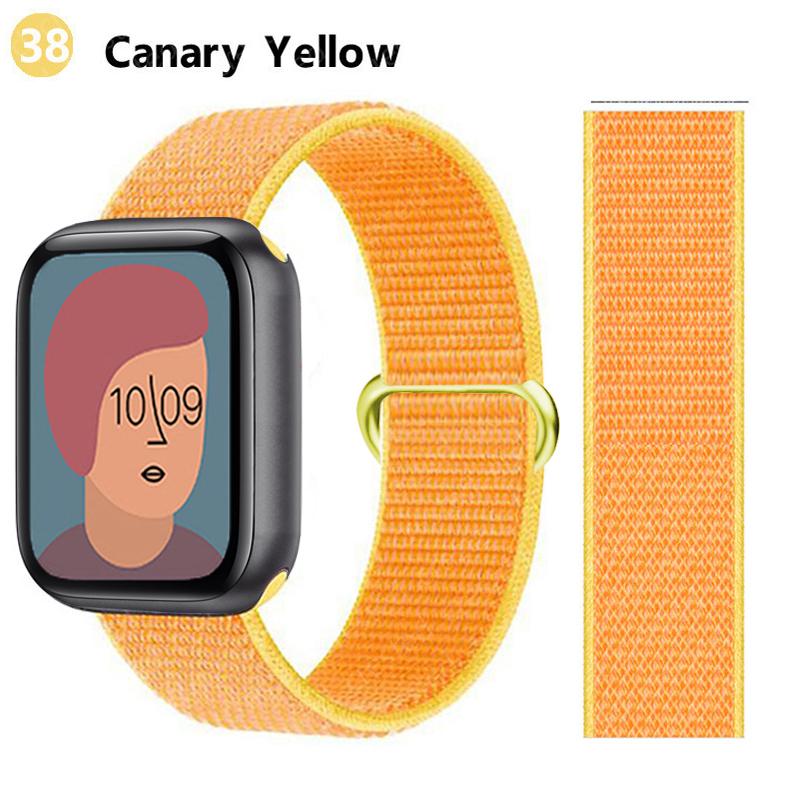 2pcs Straps For Apple Watch Band 44mm 40mm 45mm 46mm 42mm 49mm 41mm Nylon Loop Bracelet iwatch Series 10 9 8 7 6 5 3 se ultra 2