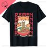 Kawaii Japan RaUnisex Cat Print Tshirt Animated Cat Love Round Cut Cotton Tshirt Harajuku Unisex Unisex Summer Streetwear O-neck Tops Unisex