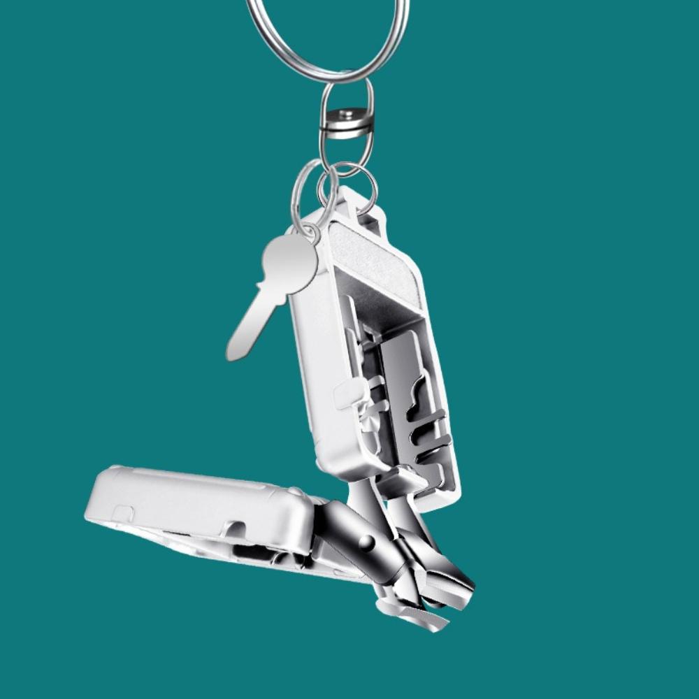 Portable Manicure Tool Nail Clipper Mini Folding Nail Clipper Keychain Flip Nail Clipper