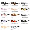 Fashion Colorful Oval Sunglasses Women Men Vintage Luxury Brand Sun Glasses Outdoor Party Travel Lady Man Glasses UV400
