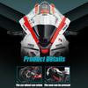 Technical Expert Racing Car Motorcycle Building Blocks Motorbike with Light Bricks Toys for Kids Gifts