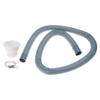70cm/100cm Length PVC Drainage Tube Leak Proof Sink Hose Easy Install Plumbing Hose for Multifunction  Use In Sinks & Basins