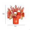 Artificial Floral Pot Chinese Collectible Party Decor Decorative Desk Ornament Decoration Year