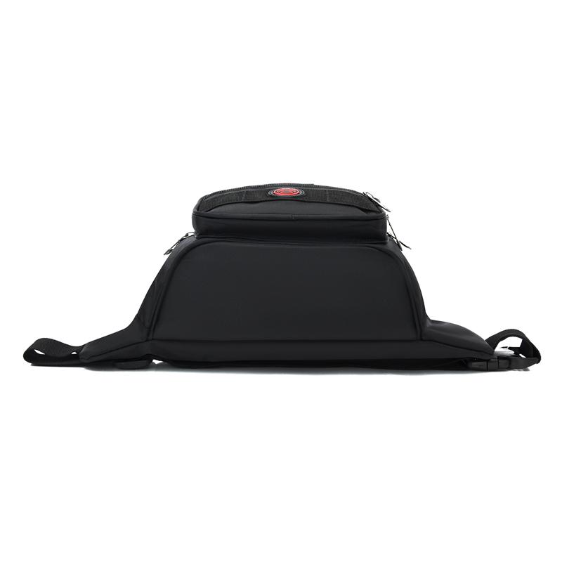 Unisex Multifunctional Waist Bag Large Capacity Waterproof Oxford Business Pack Trendy Crossbody Chest Bag for Travel Work