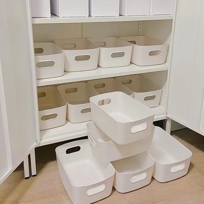 Storage Box, Desktop Storage Box, Household Cosmetics Storage Box, Bathroom Kitchen Dormitory Miscellaneous Snacks Storage Basket