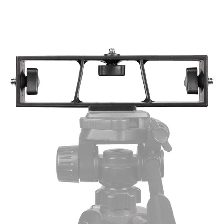 3-Position Multifunctional Bracket Phone Support Holder with 1/4 Screw Thread Hole for Live Broadcast Video Streaming