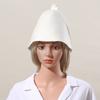100% Brand New Sauna Hat Heat Insulating Protect Hair