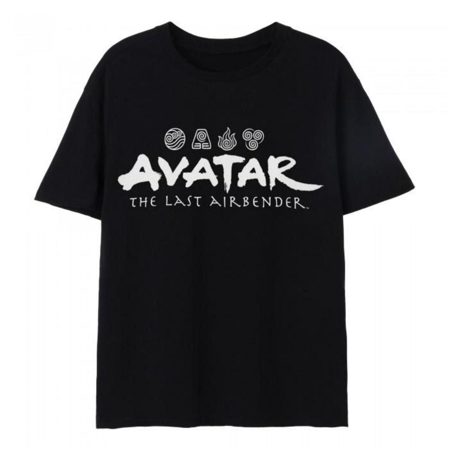 Avatar_ The Last Airbender Mens Element Logo T-Shirt S чёрный