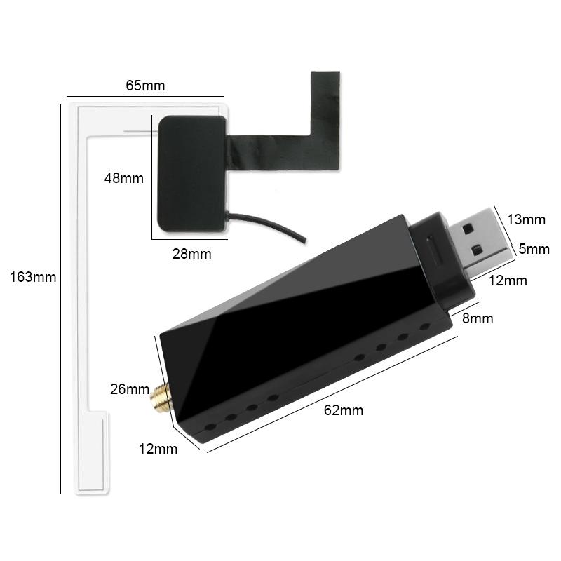 Car DAB Antenna With USB For Android Car Radio Head Unit GPS Stereo Receiver Player For Universal