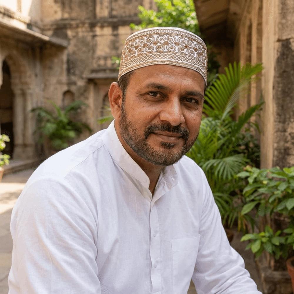 Ethnic Style Islam Flat Cap Traditional Prayer Hat Embroidery Jewish Hat  Islamic Events