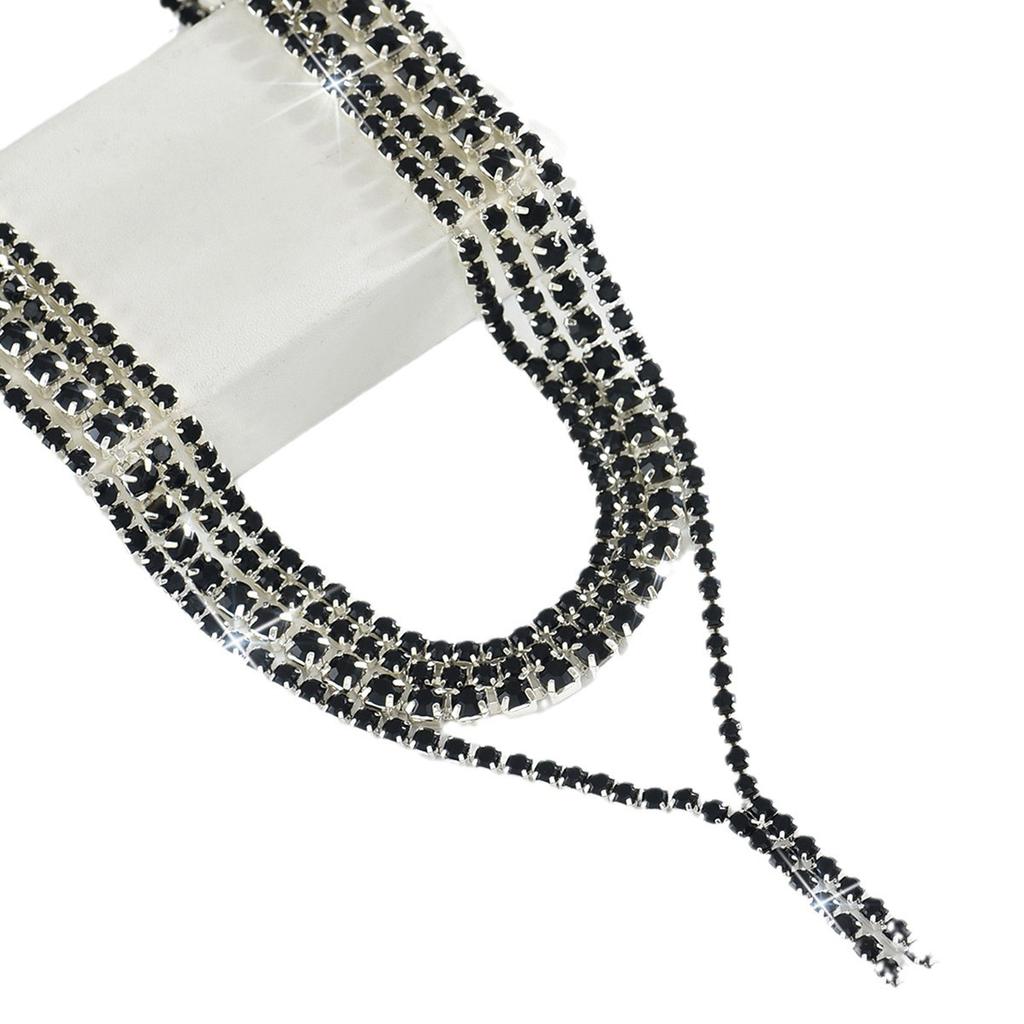 Exaggerated Niche Fashion Necklaces, Multi-layered Luxury Fringed Necklaces, Suitable for Formal Events and Parties.