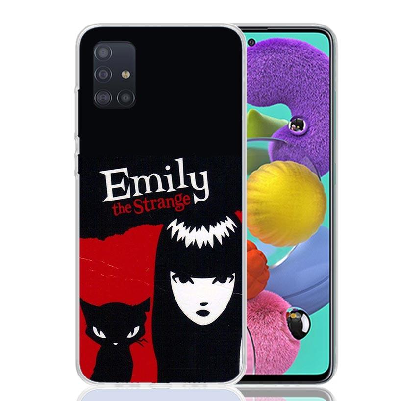

Чехол для телефона Emily The Strange для Samsung Galaxy A52 A32 A22 A12 A02S A50S A30S A51 A31 AA71 Note 20 Ultra 10 S10 Plus Gal Samsung A52S 5G