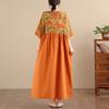 DIMANAF New 2026 Women Plus Size Summer Beach Lady Long Dress Loose Oversize Maxi Floral Print Fashion Holiday