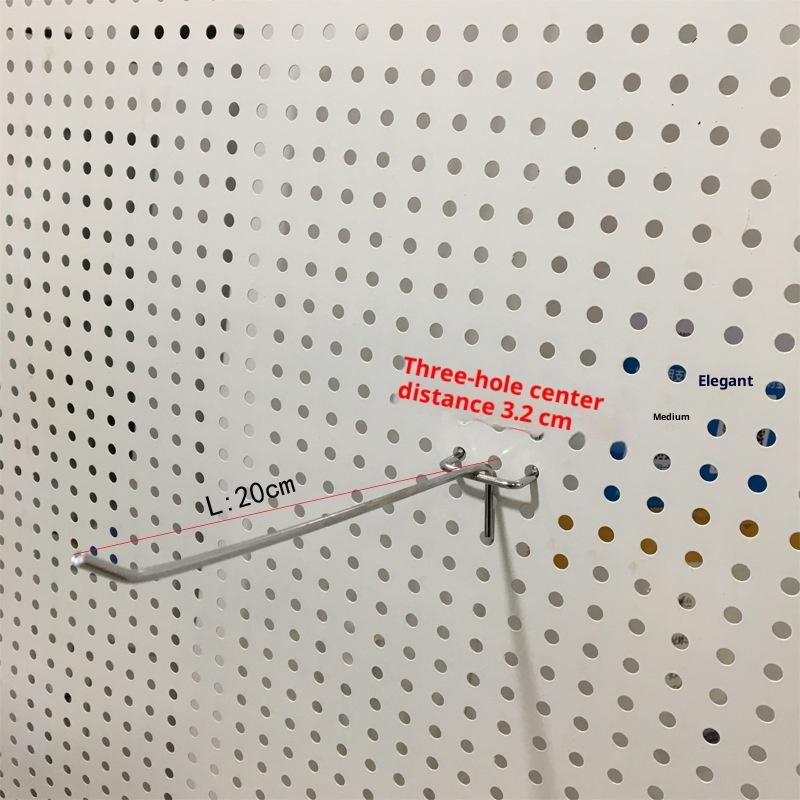 5Pcs Metal Universal Mesh Panel Hooks Retail Shop Mesh Stall Hangers Wall Hook Coat Bag Supermarket Shelf Hook