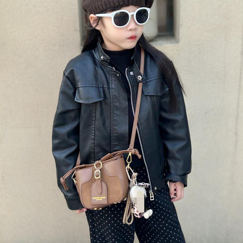 Pu Pendant Cute Material Children Shoulder Bag Suitable For Matching Daily
