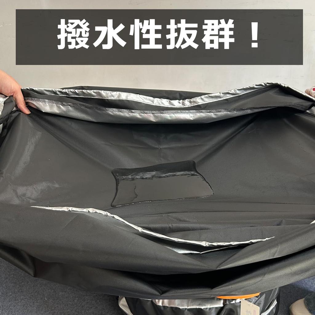 Sada 4 Krytů na Pneumatiky a Skladování 420D Těžká Váha Stříbrná s Vodotěsným a Prachotěsným Skladováním Pneumatik UV a Odolnost Tašky na Pneumatiky Tašky, Látka,