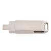 Metal U Disk 2 In 1 Rotatable 64GB Type C Dual Port Metal USB Flash Drive for U Disk Android