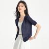 Sanpowa Women's Ice Silk Knit Cardigan