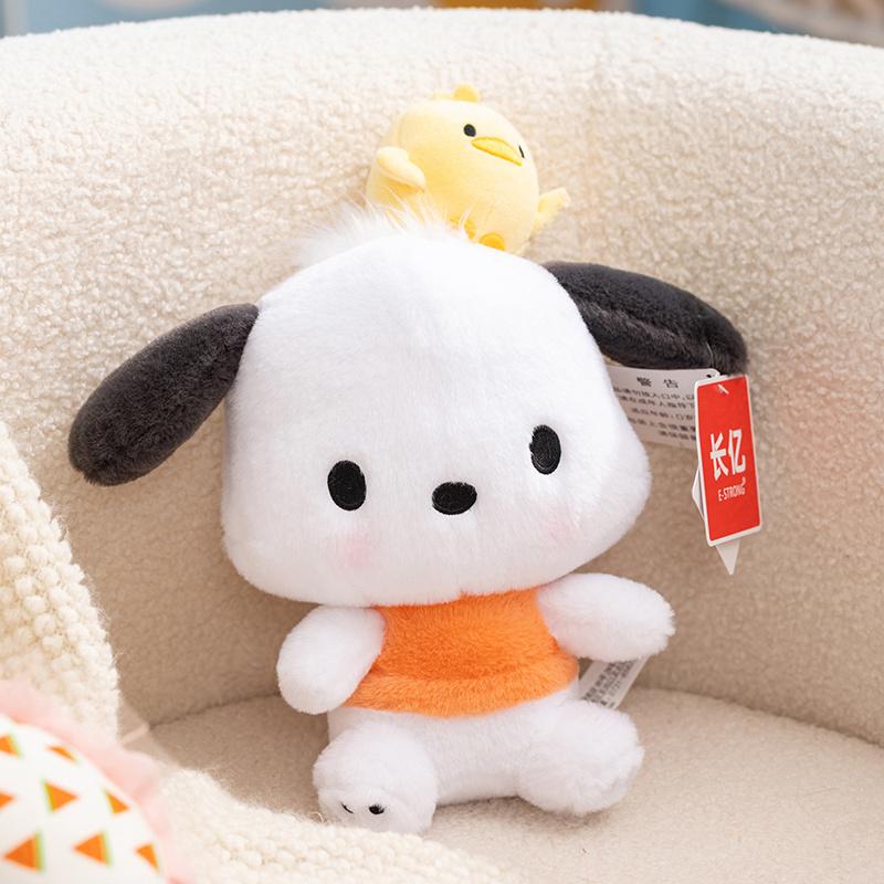 Adorably Sanrio Plush Toy My Sweet Piano Kuromi My Melody Hello Kitty Soft Stuffed Doll for Bed Decoration Birthday Gift for Kid