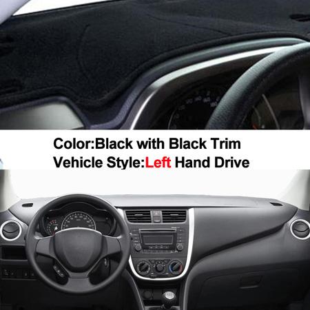 Car Inner Auto Dashboard Cover Dashmat Pad Carpet Dash Mat Cushion 2 Layers For Suzuki Celerio 2015 LHD RHD Car Styling