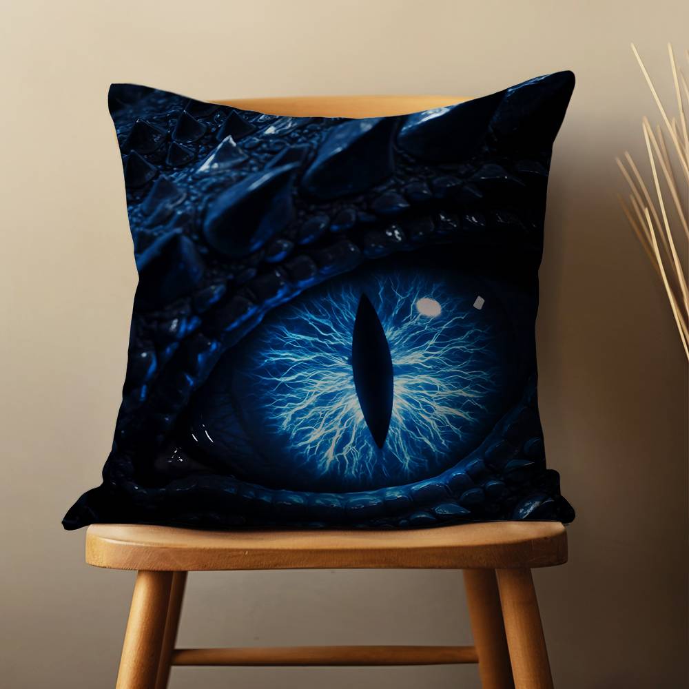 Myth Dragons Eyes Throw Pillow Case For 45*45cm,55*55cm,30*30cm,Car Pillowcase Home Bedchamber Decor Gift