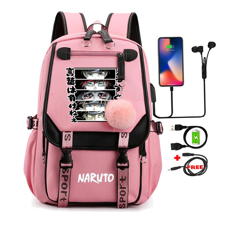Anime Backpack Nezuko Kawaii Cartoon School Bag for Bag Manga To Travel Daily Girl Bookbag Adult Large Capacity Backpack