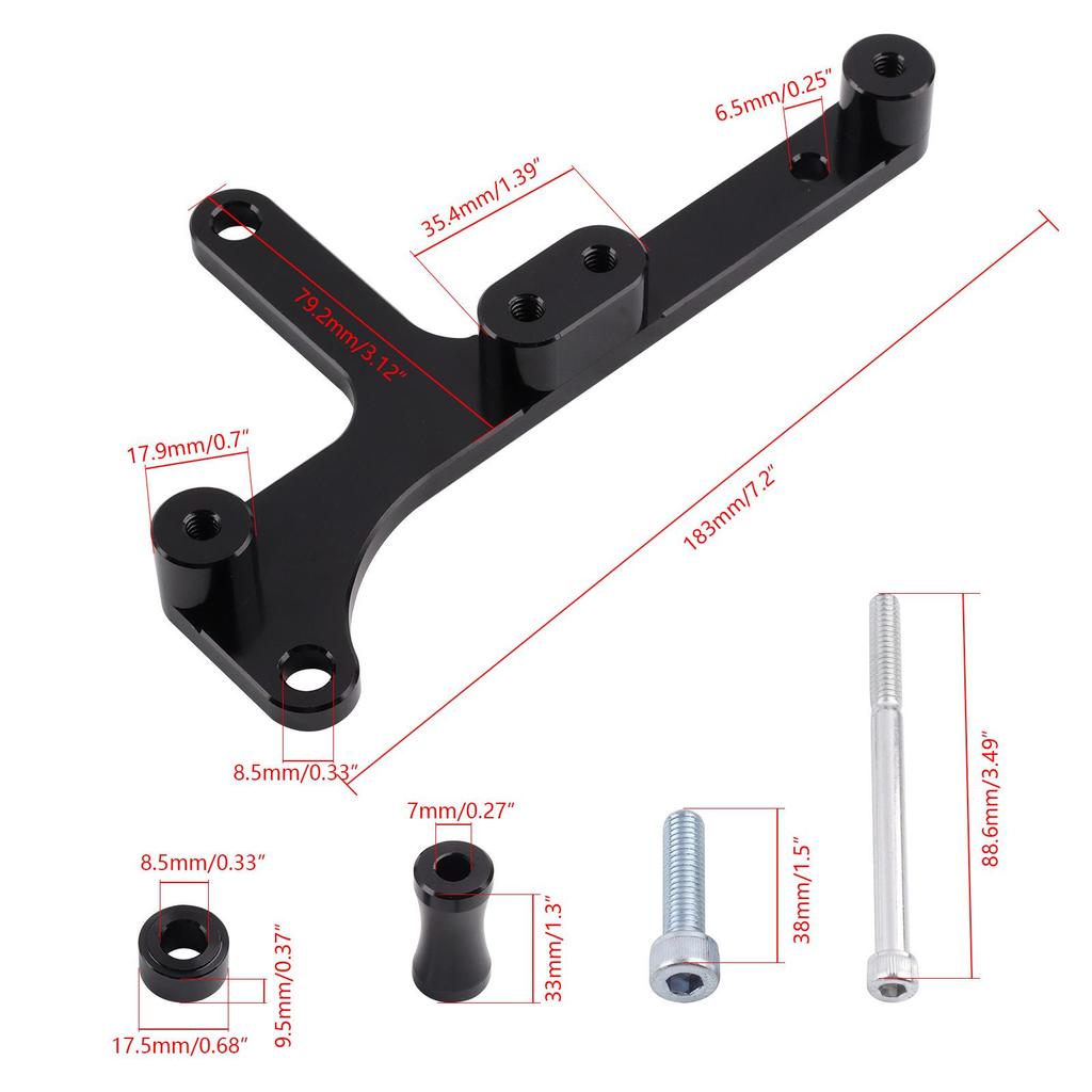 Aluminum Alloy Ignition Coil Bracket for 1997-2001 Honda Prelude BB6/BB7