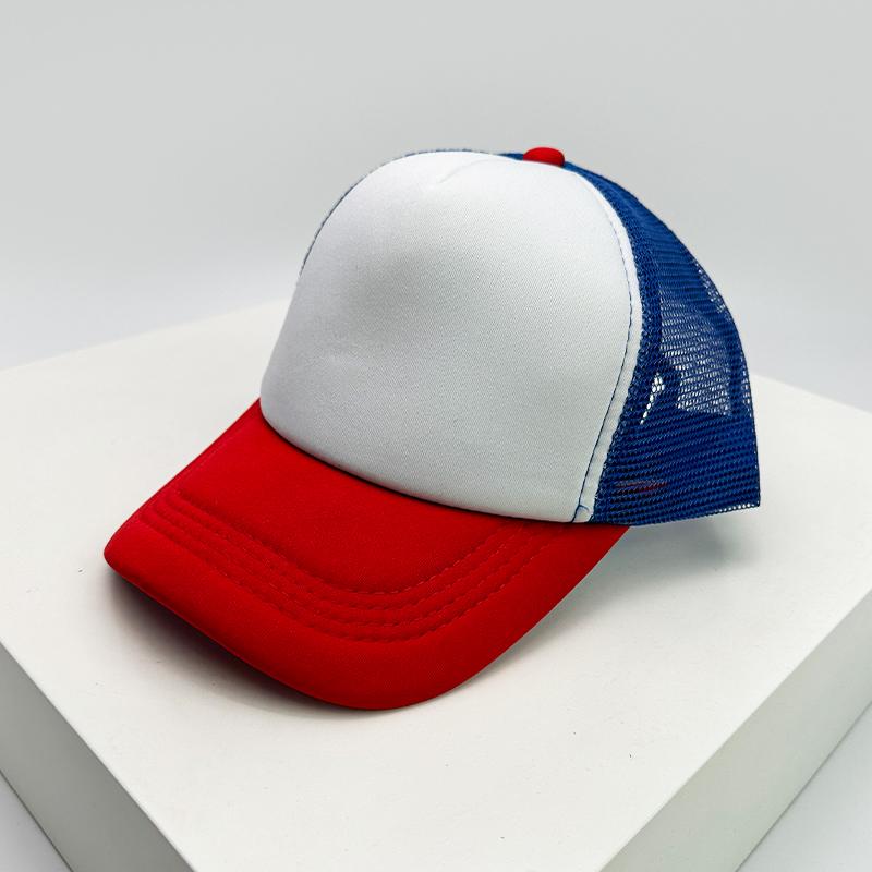 New Men Women Mesh Color Block Baseball Hats Sunshade Breathable Casual Truck Cap Versatile Fashion Simple Outdoor Solid Classic