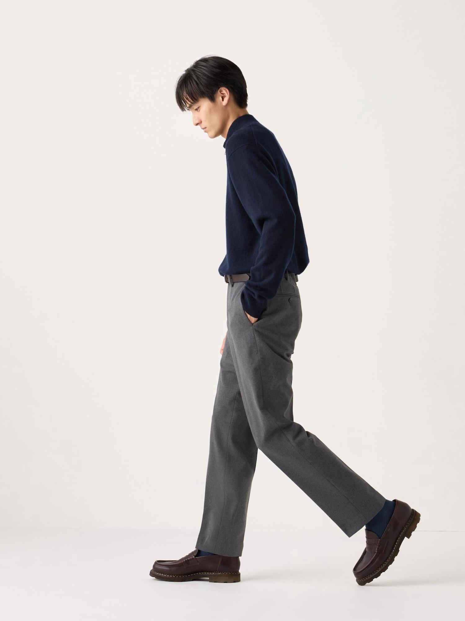 

Умные брюки Uniqlo Heattech, длина штанины 76 см 08 DARK GRAY/MEN 70