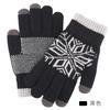 Winter Touchscreen Gloves With, Thick Knit Warm Gloves for Cold, Black