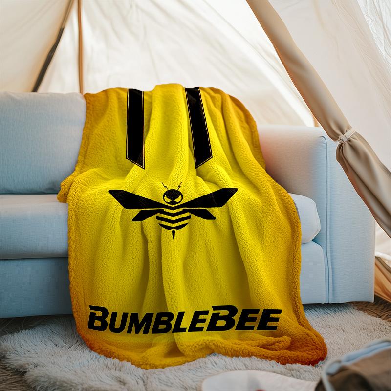 Bumblebee Printed Throw Blanket—lightweight,soft,warm;versatile Blanket for All Seasons—perfect As &air-conditioning Throw,nap Blanket