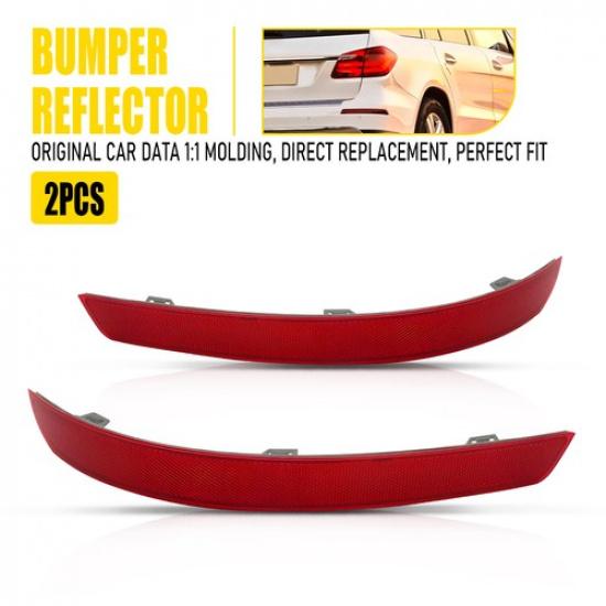 

LH & RH Rear Bumper Reflector Light Lamp Case fits Mercedes Benz GL CLASS X166 V