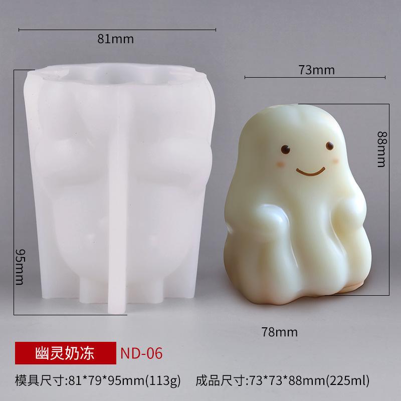 DIY Cartoon Dog Rabbit Jelly Mold Silicone Mousse Cake Pudding Custard Making Tool