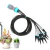 Drip Irrigation Kit 10-Head Automatic Quick Connect Garden Watering System Emitters For Greenhouse Yard Lawn Patio Plant Flower