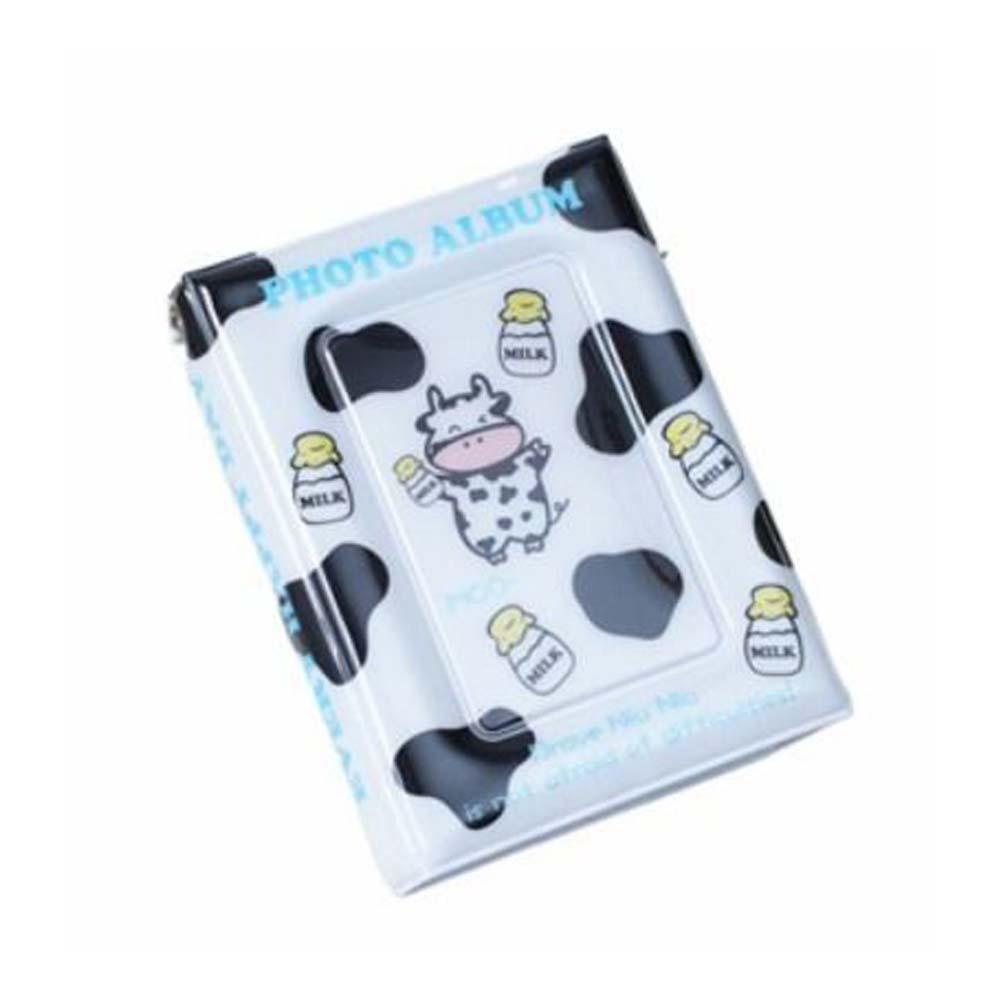 

36Card Slots Small Card Collection Book 3 Inch Business Card Book Envelope Photo Album Girl Cow
