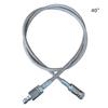 40Inch Paintball Air Gun Airsoft PCP Stainless Braided Hose Fill Whip Hose Extension With 8MM Quick Disconnect