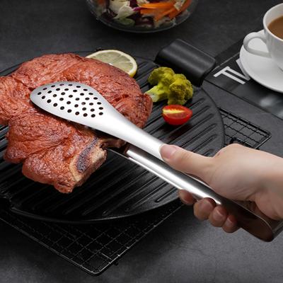 Food Clip Cooking Salad Serving BBQ Tongs Gatherings Food Buffet Tongs Stainless Steel Bead Appetizer Seak Tongs Versatile Kitchen Tongs