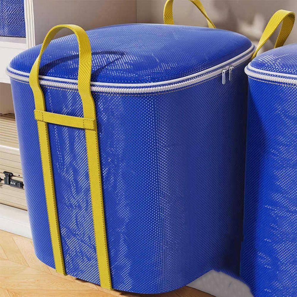 

Dustproof Moving Package Bag Waterproof Luggage Quilt Storage Bag Dormitory 180L жовтий
