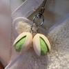 Pistachio Keychain & Pendant: Creative, Funny Accessory for Backpack or Car Keys
