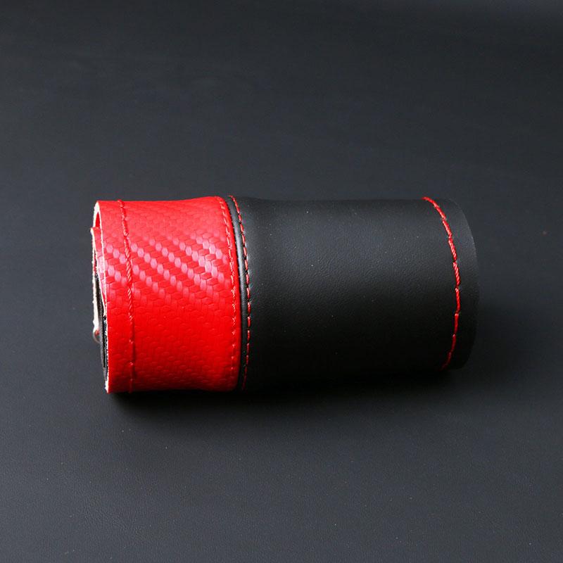 DIY Carbon Fiber Leather Car Steering Wheel Cover Universal Car Accessories Wear Resistant Leather Braid For Steering Wheel