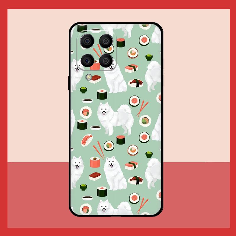 Japanese Spitz Dog Case For Samsung Galaxy M11 M31 M14 M34 M54 M12 M32 M52 M15 M13 M06 M16 M36 M56 M53 M35 M55