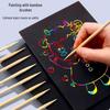 Children's Colorful DIY Scratch Art Book: Creative Graffiti & Kindergarten Art Paper