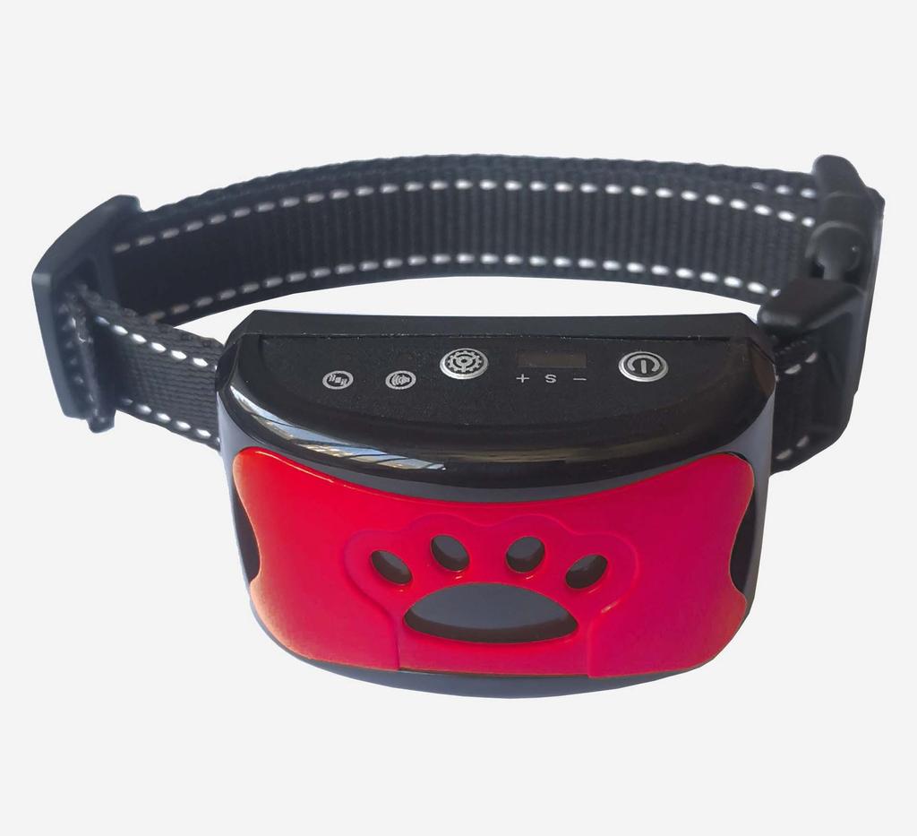 Waterproof Rechargeable Anti-barking Device for Pet Dogs; USB Ultrasonic Dog Training Collar; Anti-barking Vibration Dog Collar