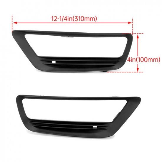 For 2013 2014 2015 Honda Accord LX EX EX-L Fog Light Cover Trim Bezel Pair