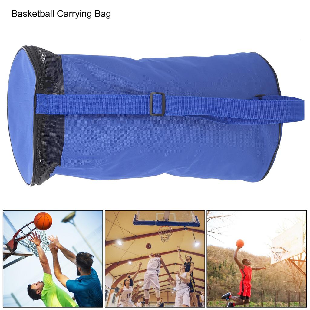 Basket  Carrying Bag SingleShoulder Storage Carrier Holder Bag for 2 Basket s(Black )