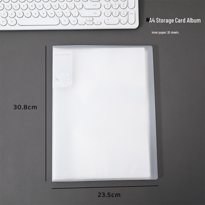 Landscaping Sticker & Photo Album A5 Loose-Leaf, Polaroid & Postcard Card Holder, A4 Single Grid Large