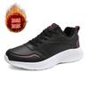 Fleece Warm Two Cotton Shoes Winter New Leather Sneakers Non-slip Waterproof Student Running Shoes